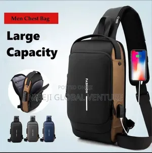 Photo - Men's Chest Bag Password Lock