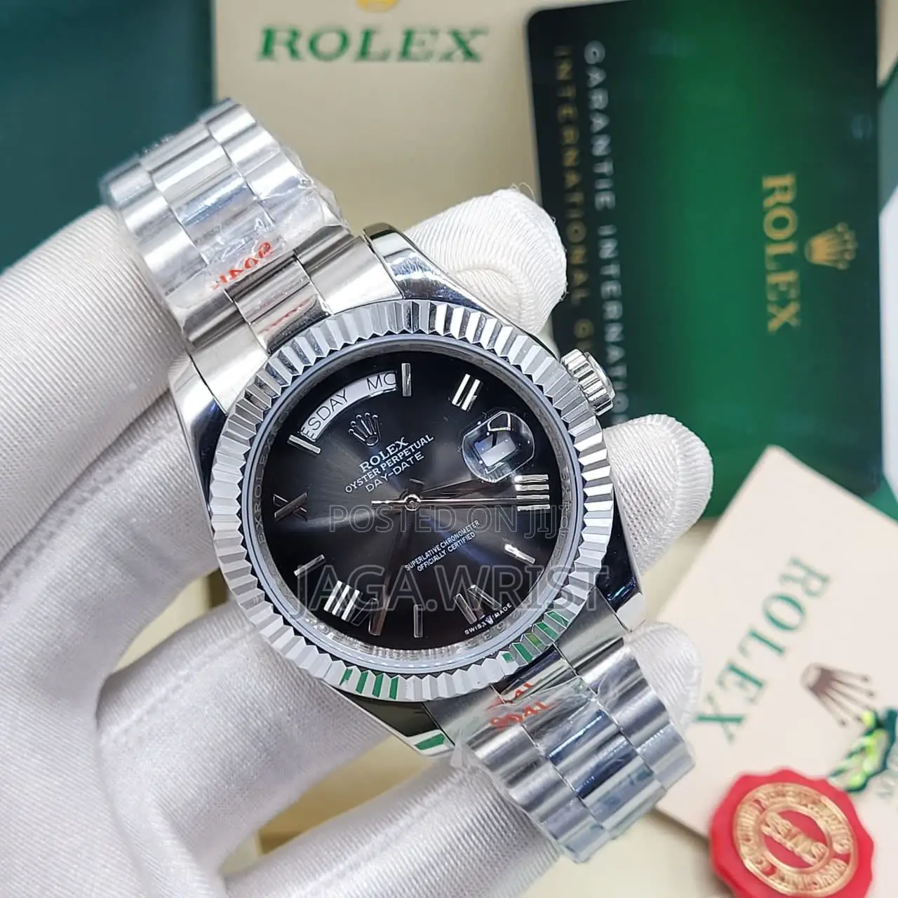 Rolex Day-Date Silver