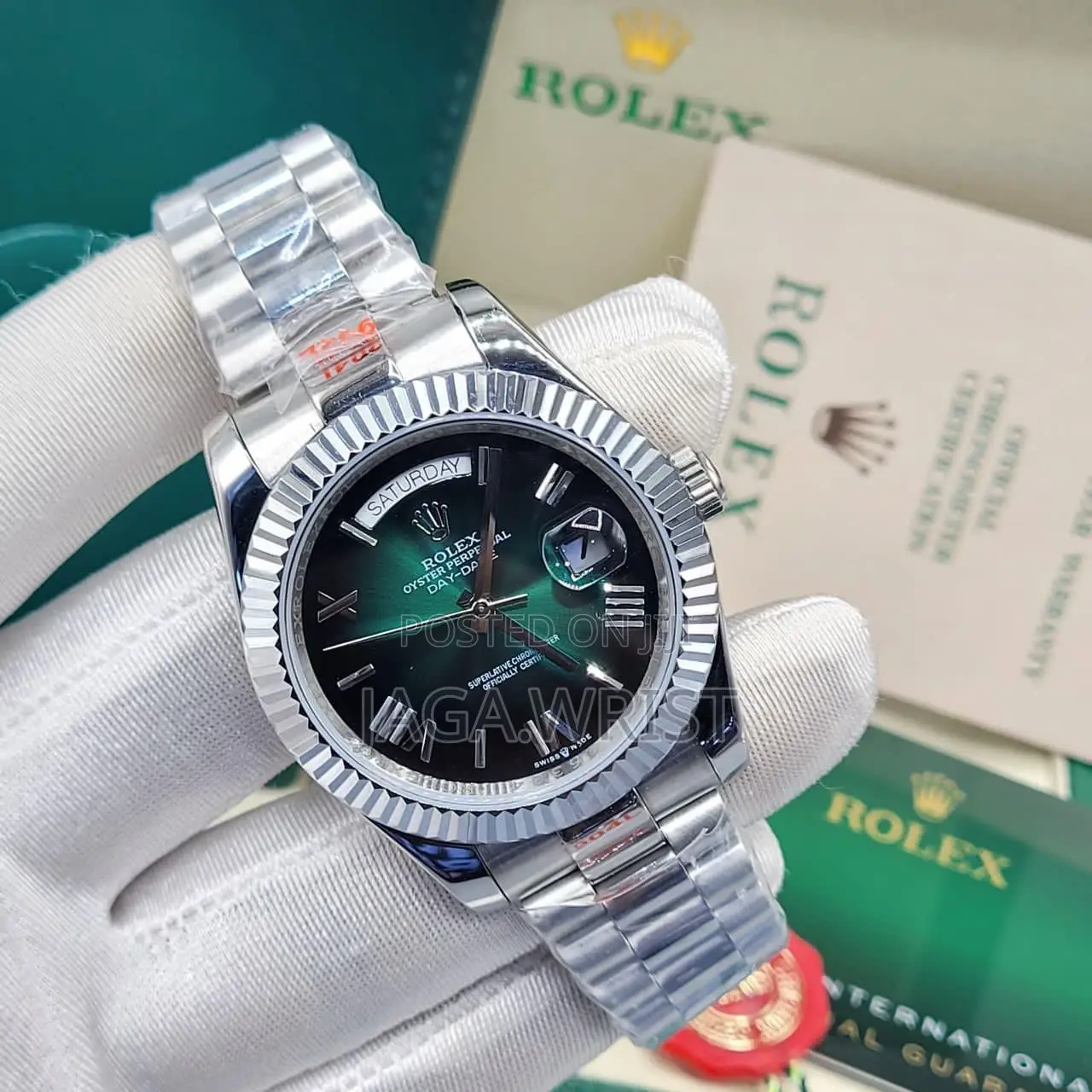Rolex Day-Date Silver