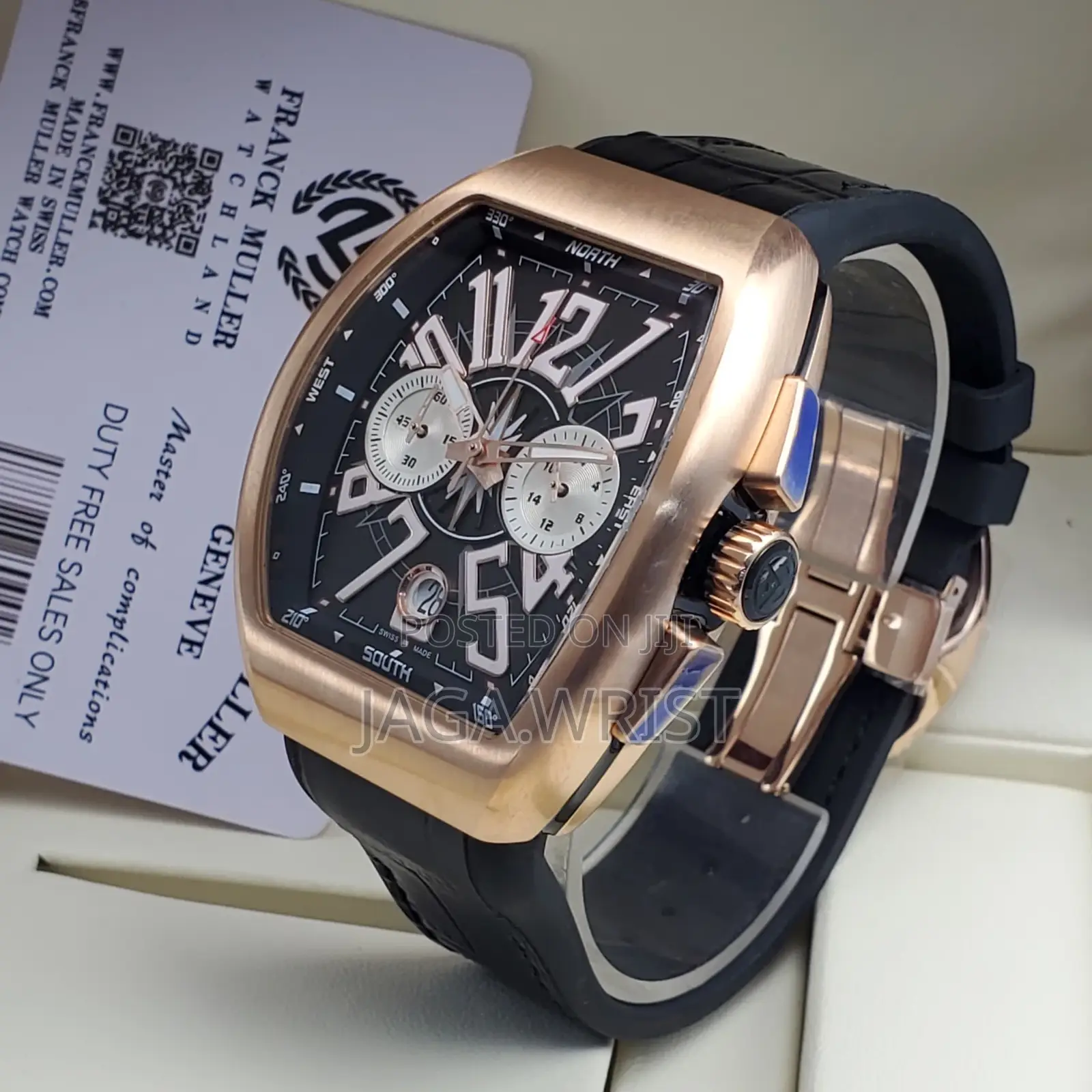 Frank Muller Leather Watch