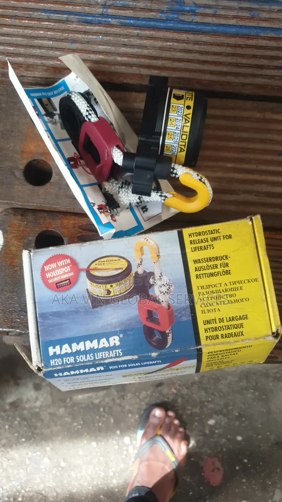 Plastimo Hammar Hydrostatic Release Units For Liferaft