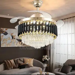 Crystal Chandelier Fan