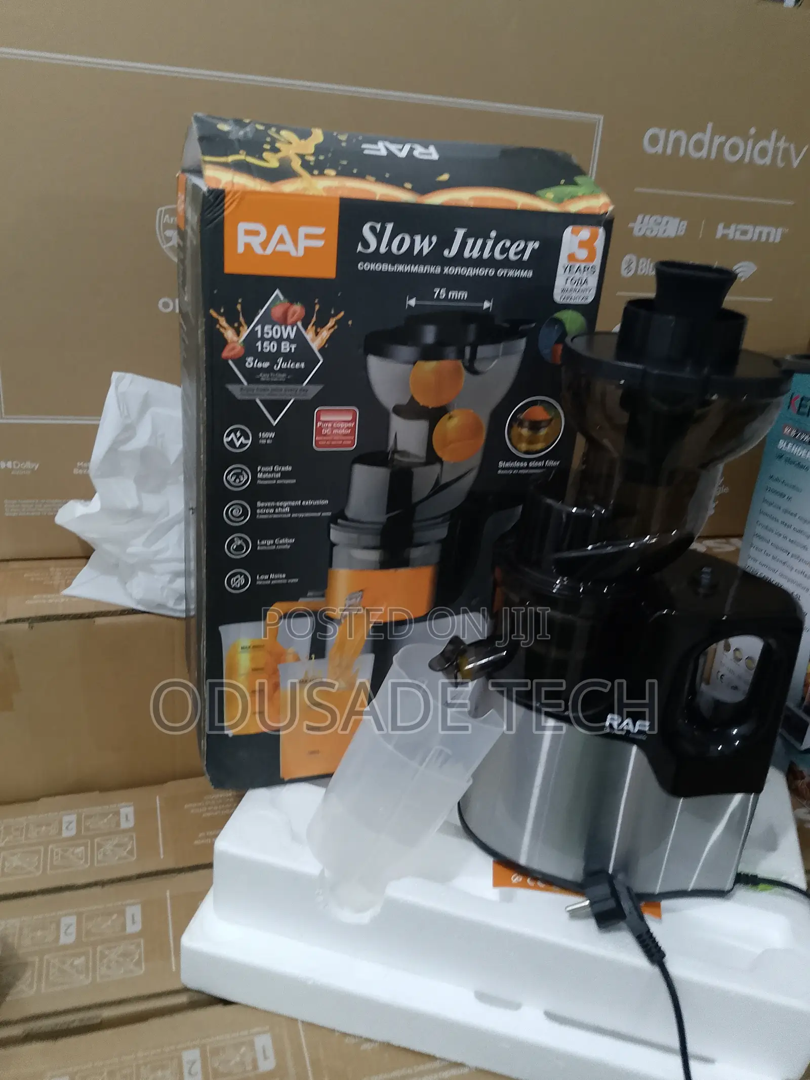 Raf R2857 150w Slow Juicer – High-Nutrient Juice Maker