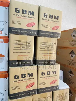 40ah 12v GBM Solar Gel Battery
