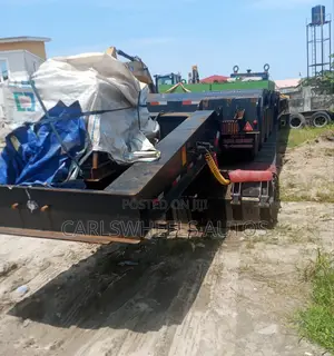 100tons Brand New Discouple Front and Back Loader Lowbed
