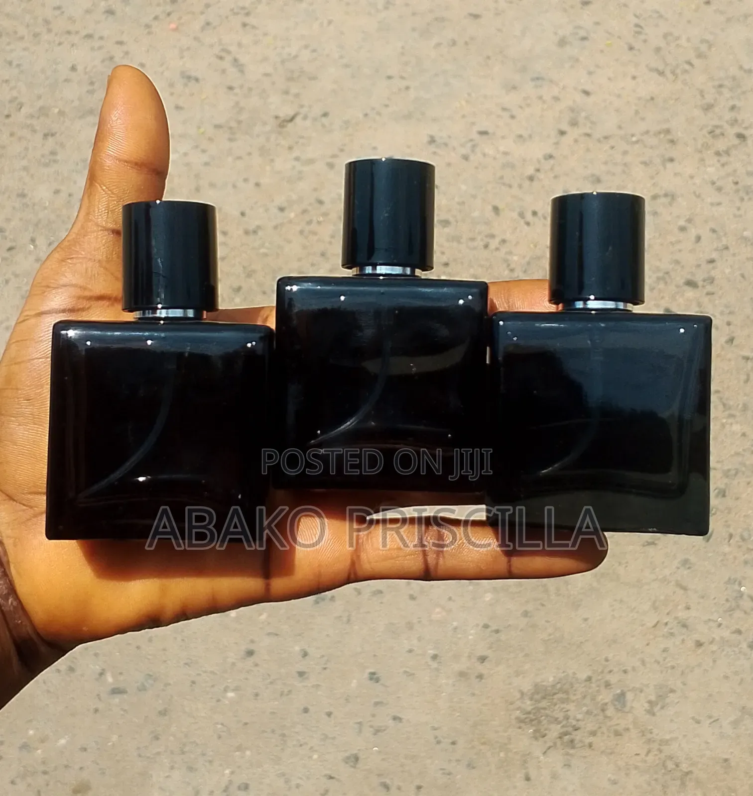 30ml Square Black Bottle