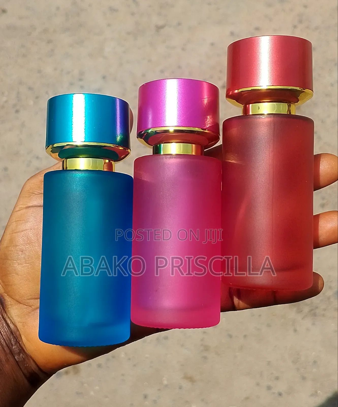 50ml Round Coloured Bottles