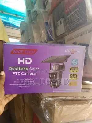 Hd Outdoor PTZ Camera– Solar Charge, 360° View, Ubox Enabled