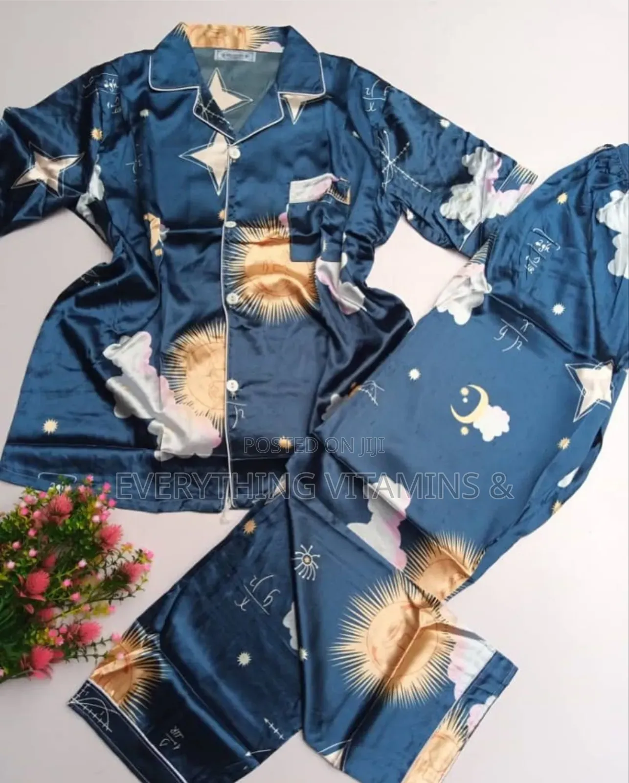 Ladies Silk Pyjamas (Size 12/14)