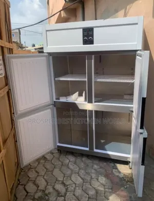 Industrial 4 Door Stainless Steel Body Freezer