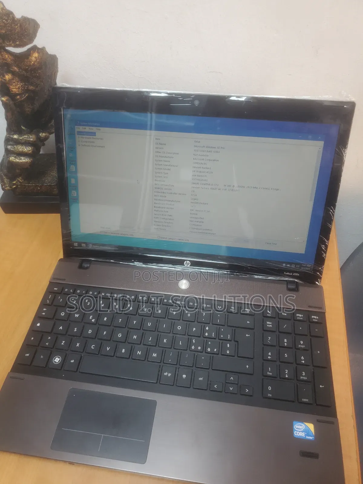 Laptop HP ProBook 4520S 3GB Intel Core I3 HDD 320GB