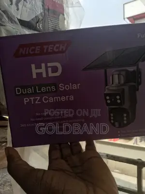 Solar Hd PTZ Surveillance Camera – Wide Lens, Ubox Streaming
