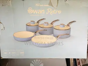 Swan Retro 5 Set Non-Stick Cookware Set