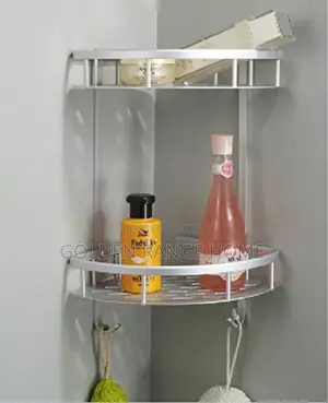 2step Corner Bathroom Shampoo Rack