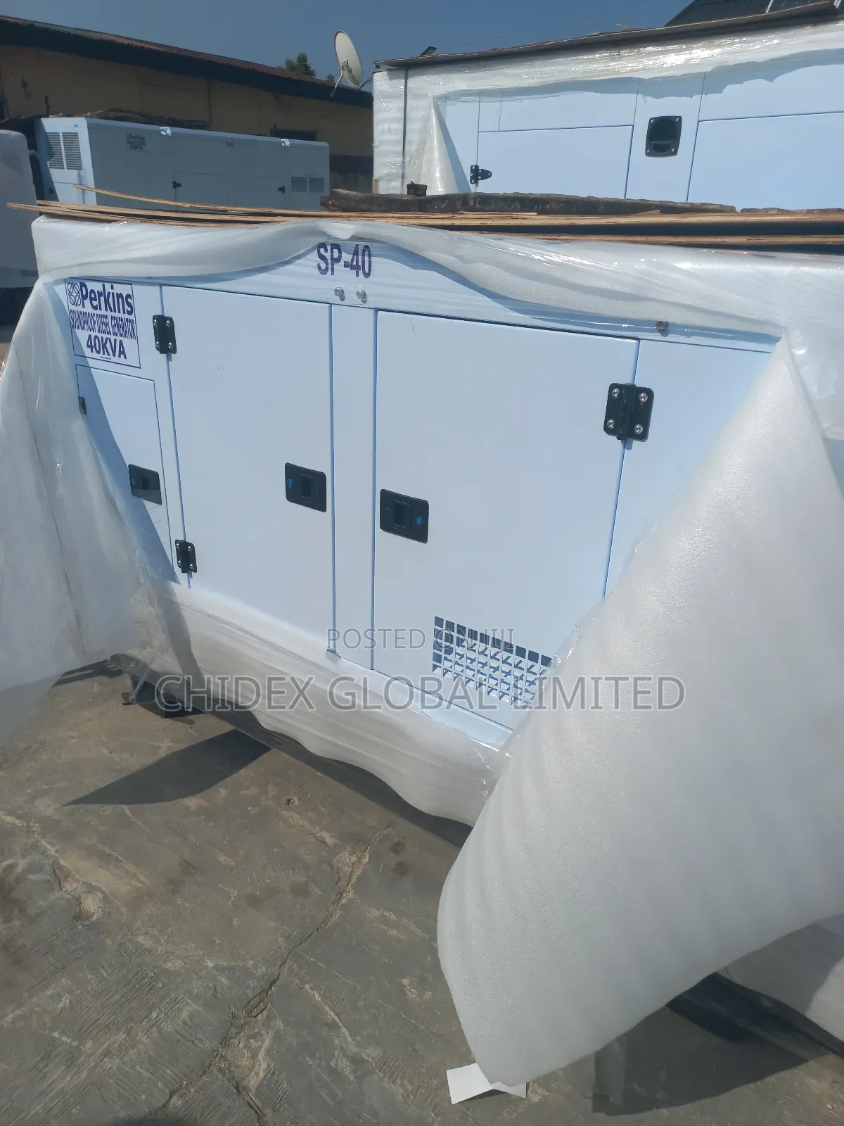 Brand New Perkins Soundproof Diesel Generator 100%Copper