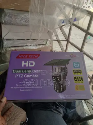PTZ Wireless Solar Camera – Auto Motion Tracking, Hd Lens