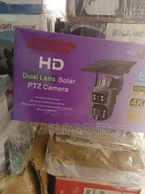 Solar PTZ Home Security – Hd Lens, Ubox App Monitoring