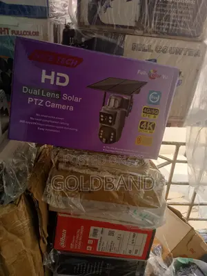 Solar Powered PTZ Camera–No Wires, Hd Lens, Ubox Remote View