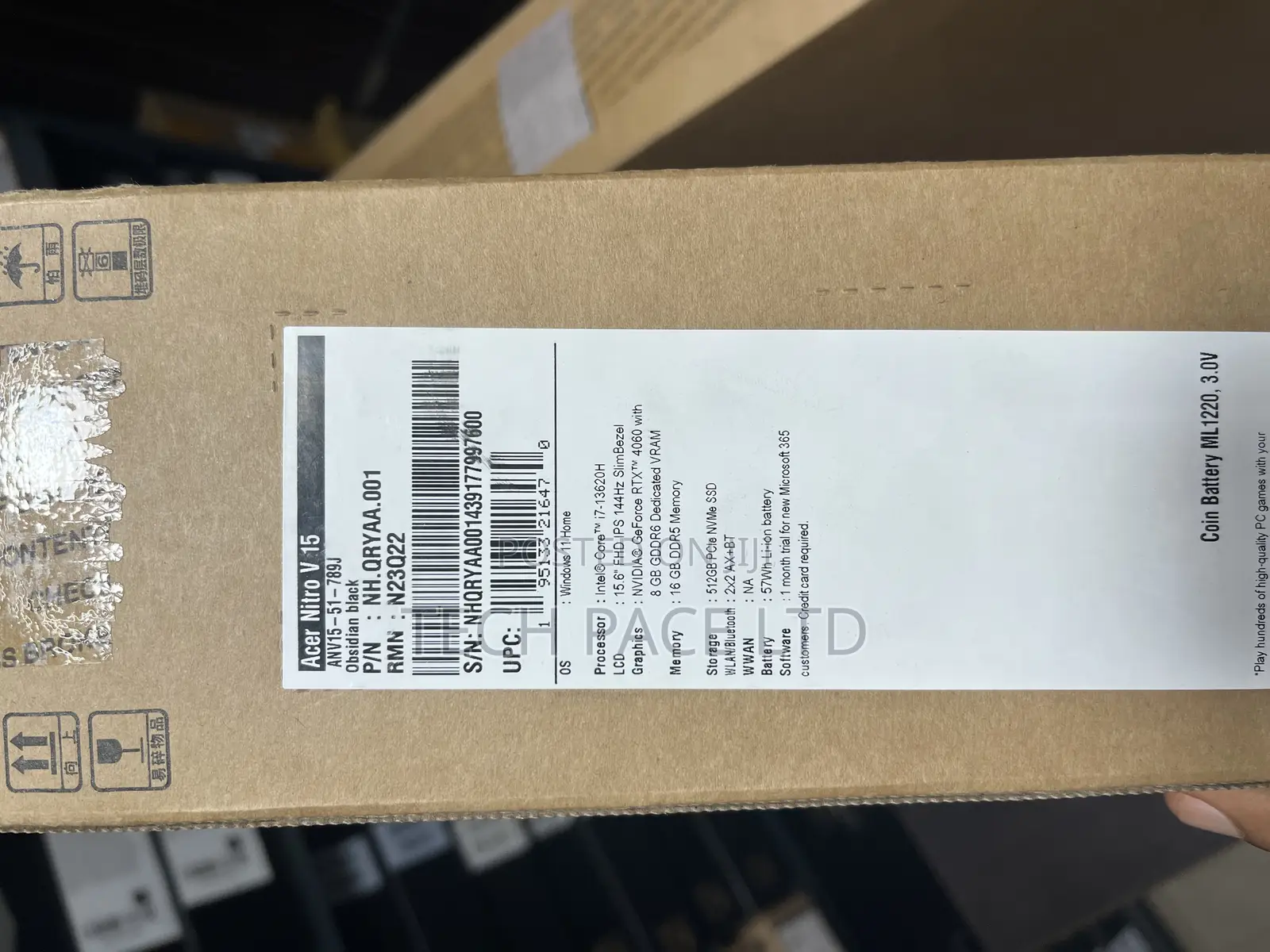 New Laptop Acer Nitro 5 16GB Intel Core i7 SSD 512GB