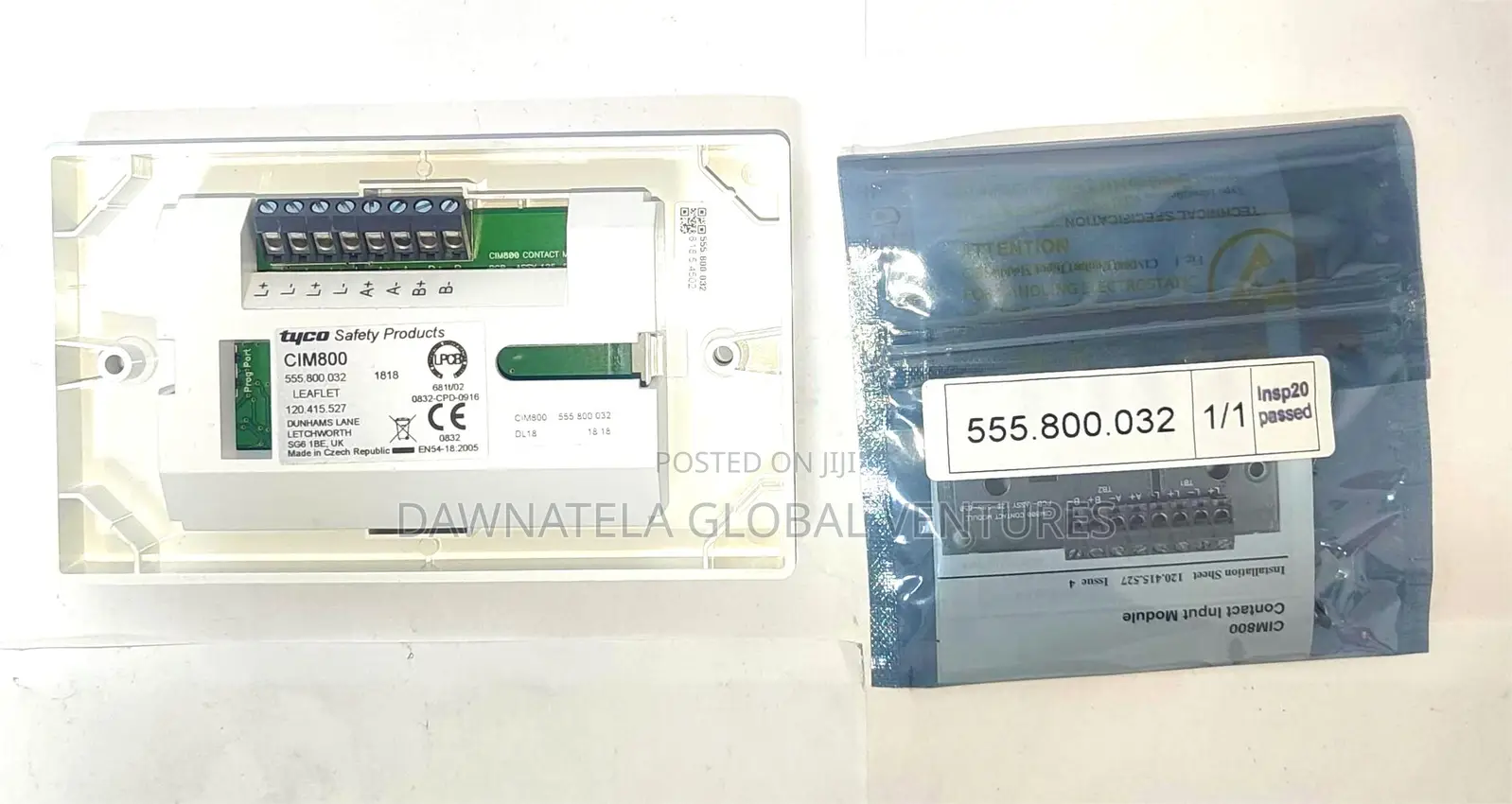 Dual Contact Monitor Module for Contact Input Module