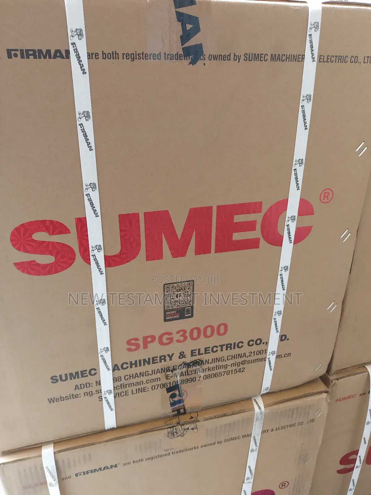 Original Sumac Fireman SPG 3000 Petrol Generator