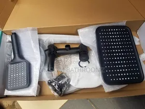 Black Wall Standing Shower