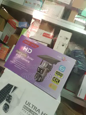 Solar Wifi PTZ Cam – Hd Lens, Real-Time Ubox App Viewing