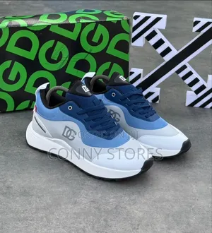High Quality Dolce and Gabbana Mesh Panel Luxury Sneakers