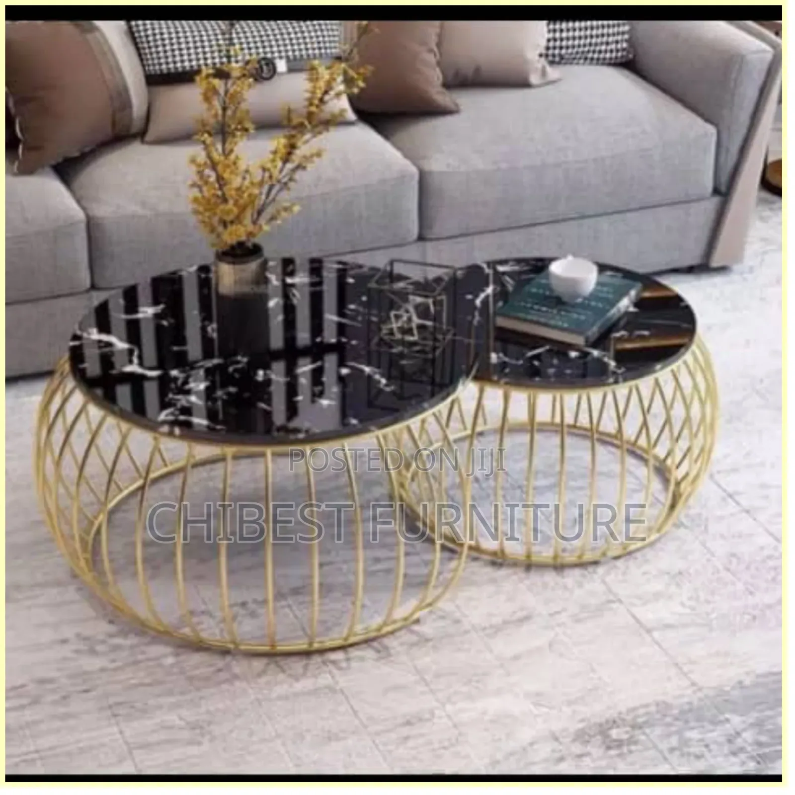 Marble Centre Table With Side Stools