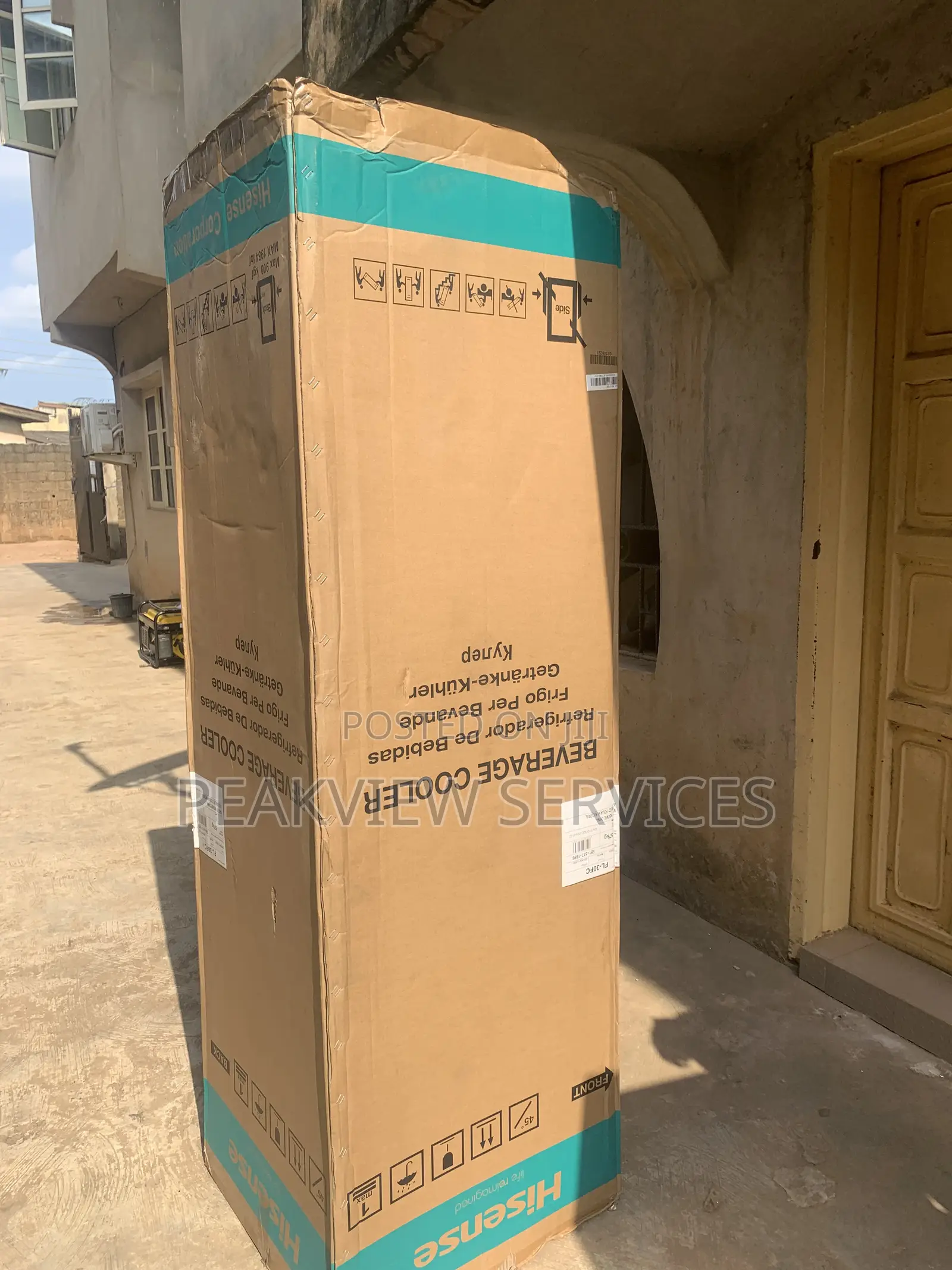 Space-Saving Hisense 222l Upright Chiller Fl-30fc