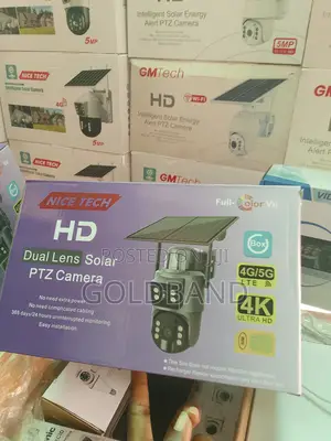 App-Enabled Solar PTZ Cam – 2-Way Audio, Motion Zones, Hd