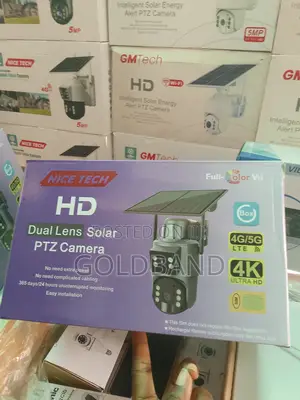 Wireless Smart Cam – Ptz, Solar Power, Live View on Ubox