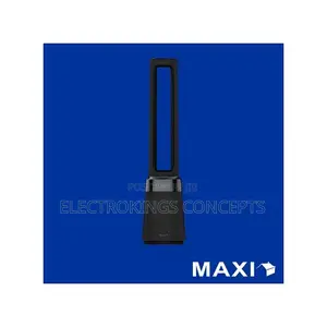 Maxi Bladeless Fan 42" Black Quiet, and Stylish Cooling.