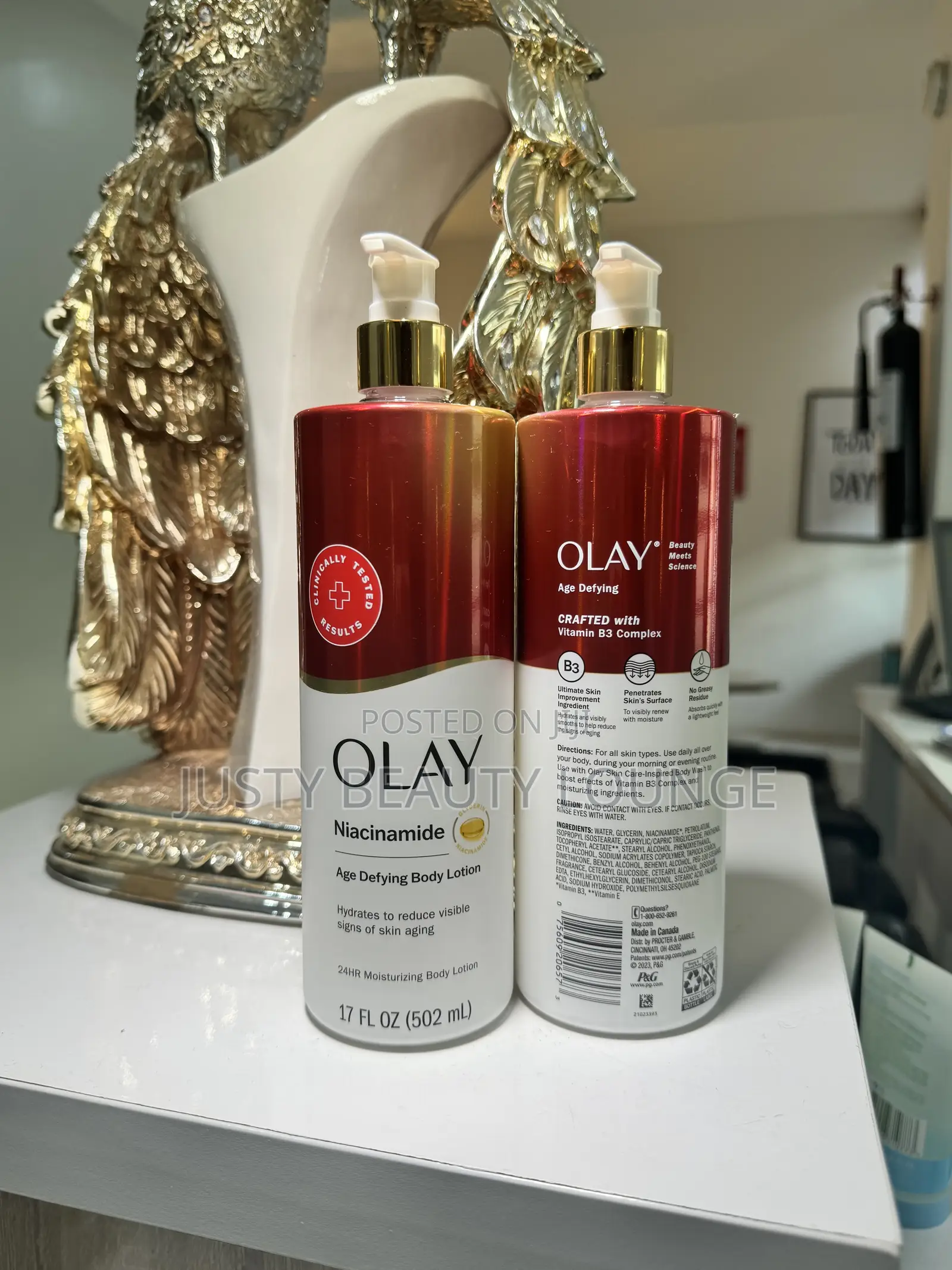 Olay Age Defying Hydrating Niacinamide Body Lotion