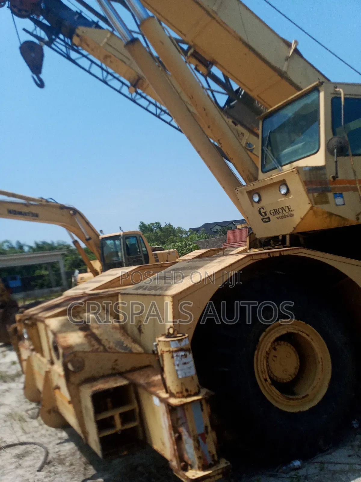 35tons 4by4 Caterpillar Crane