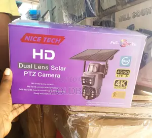 Waterproof Solar Security Cam – PTZ Control, Night Mode, Hd