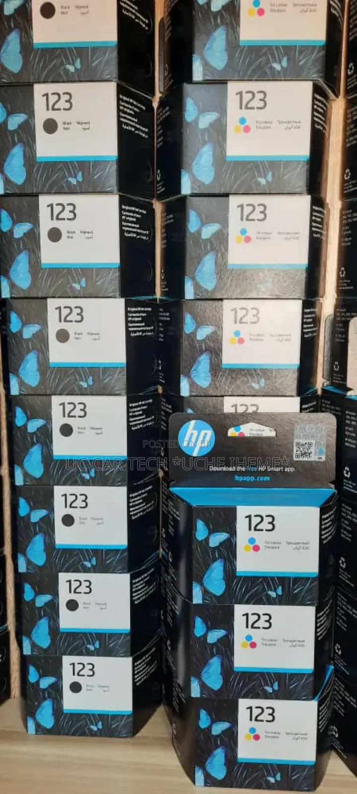 Printer Ink Cartridges Black 123