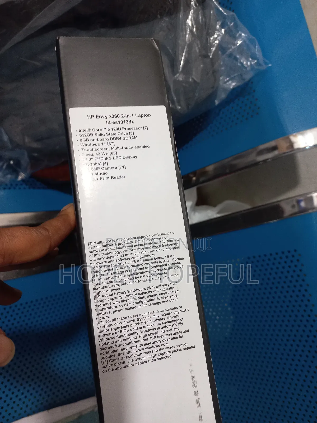 New Laptop HP Envy 14 8GB Intel Core I5 SSD 512GB