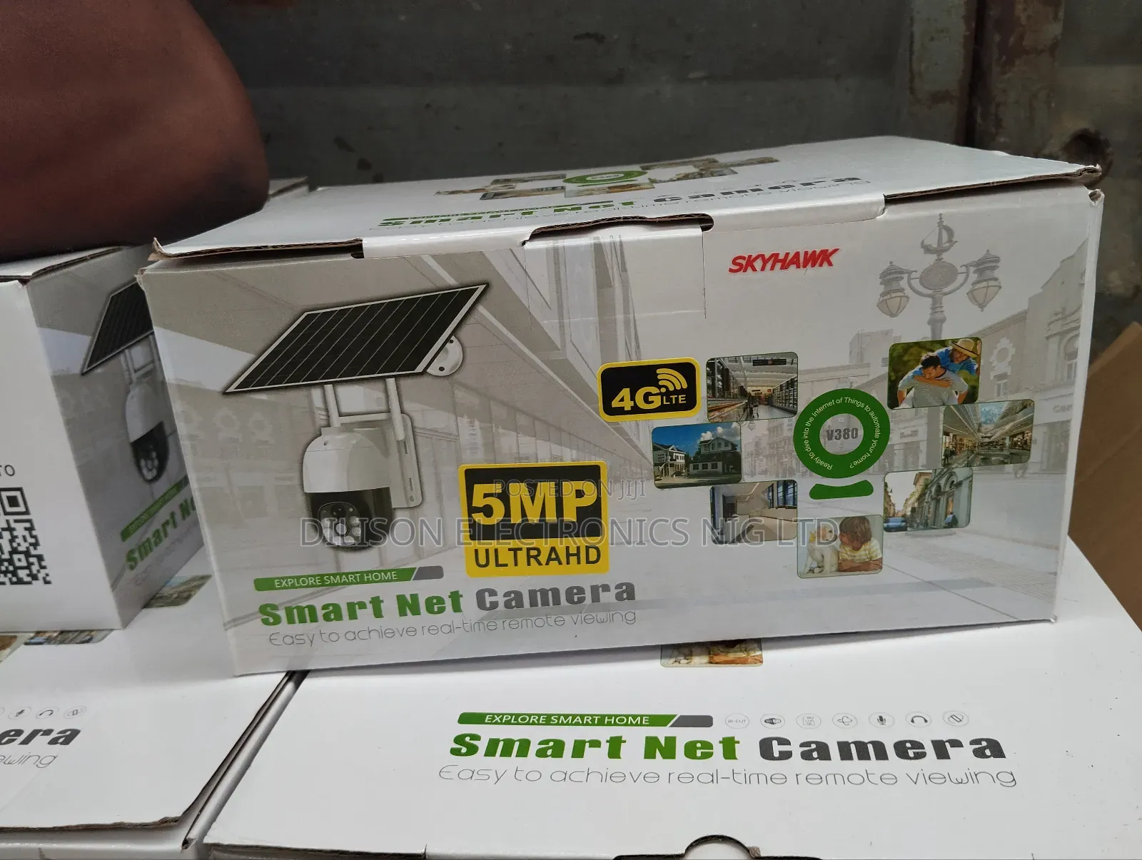 Original V380 5mp Security PTZ Solar Camera