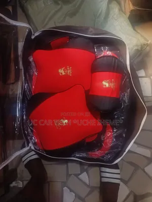 Seat Cover Red and Black