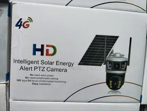Brand New 4glite Dual Lence PTZ Solar Security Camera