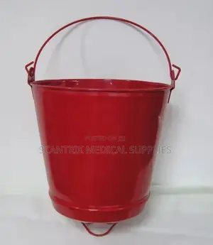 12l Red Fire Bucket