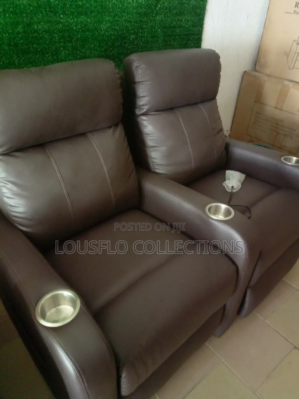 Double Automatic Power Recliner Sofa Masage Chair