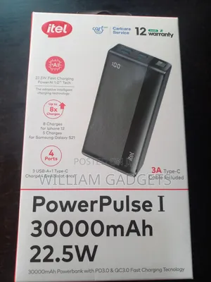 Itel Power Bank 30,000ahm