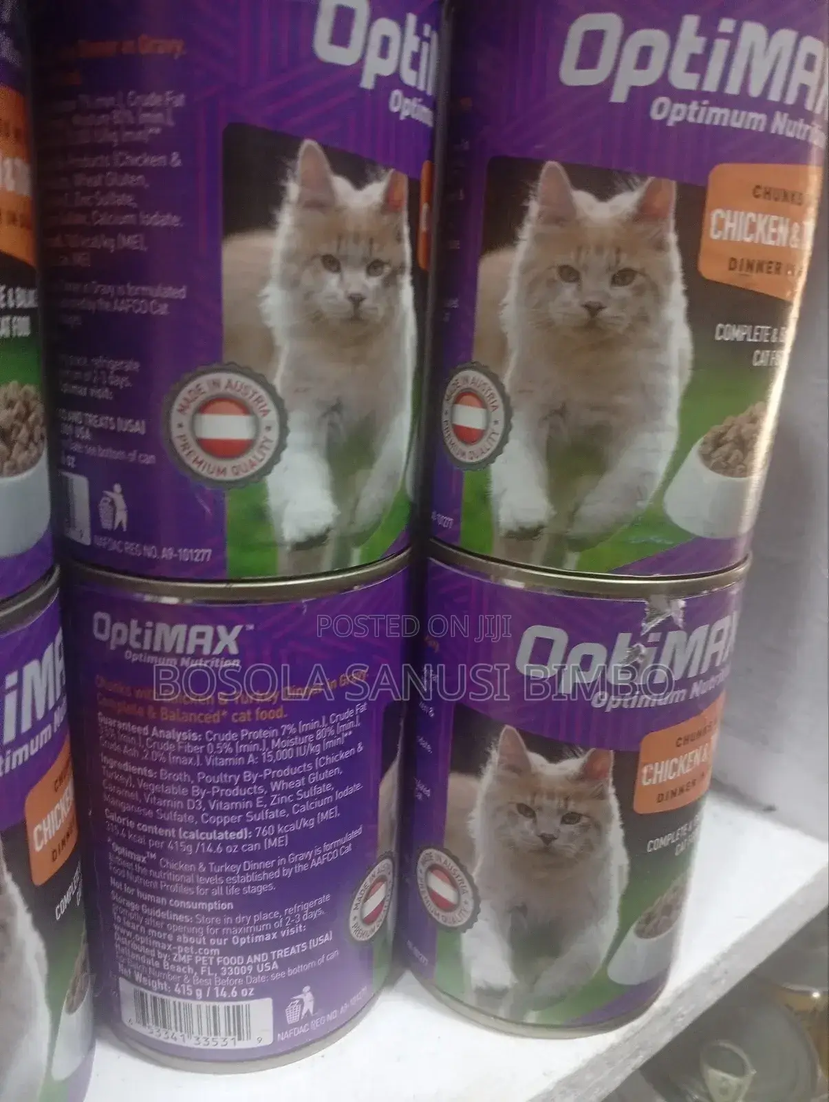 Optimax Cat Can Food
