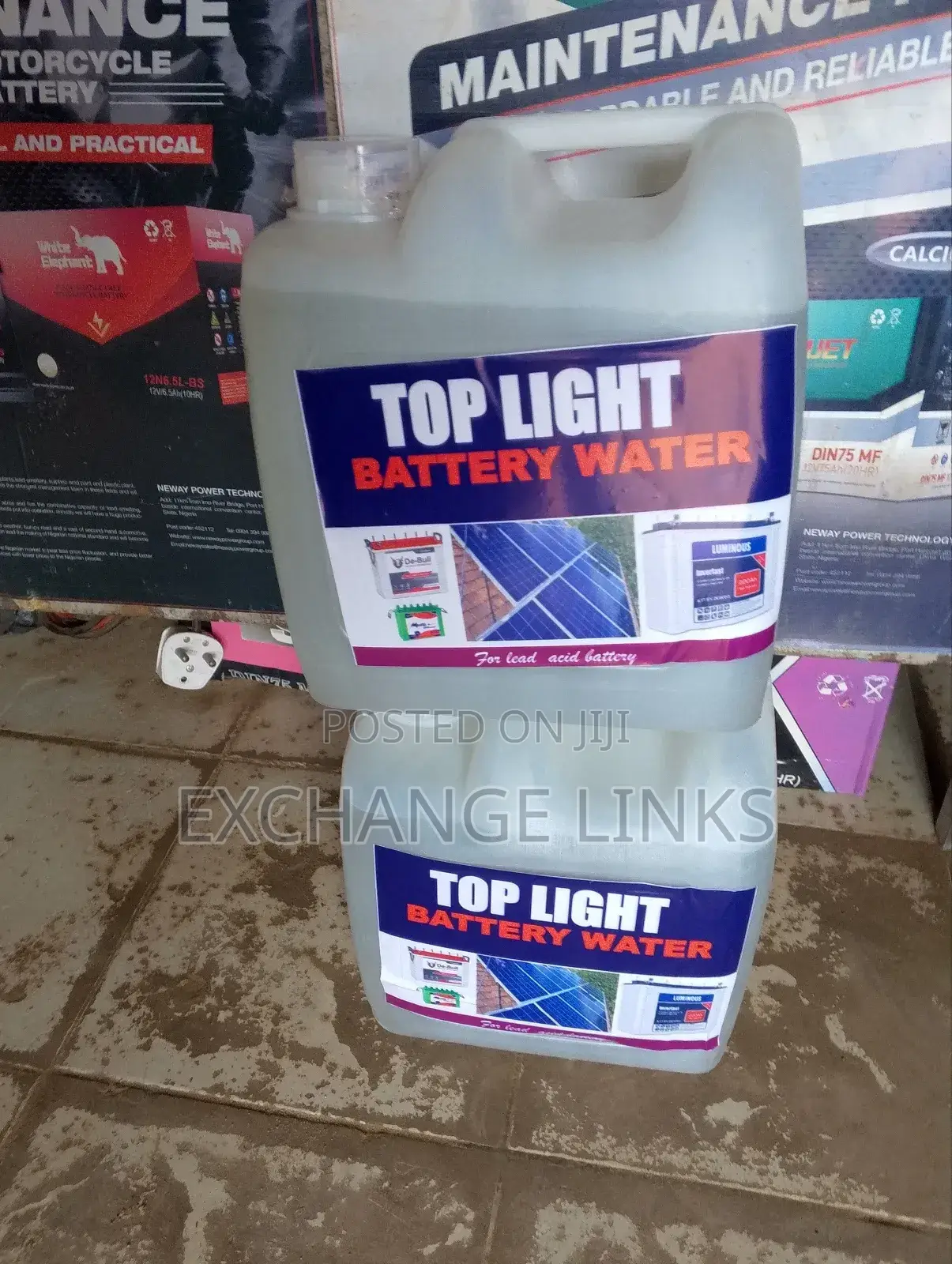 Battery Water/ Distilled Water 10litres
