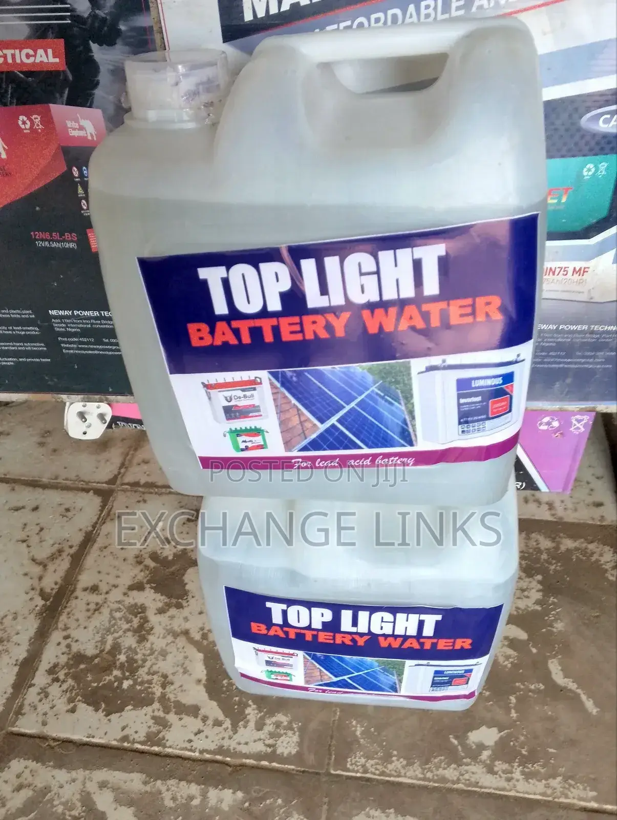 Battery Water/ Distilled Water 10litres