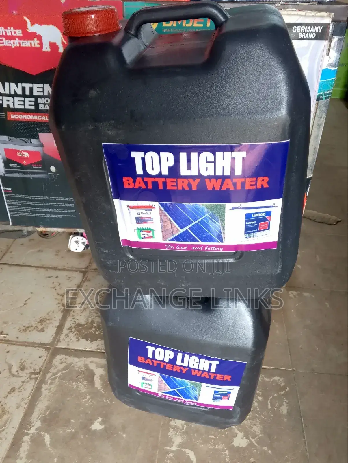 Battery Water/ Distilled Water 10litres
