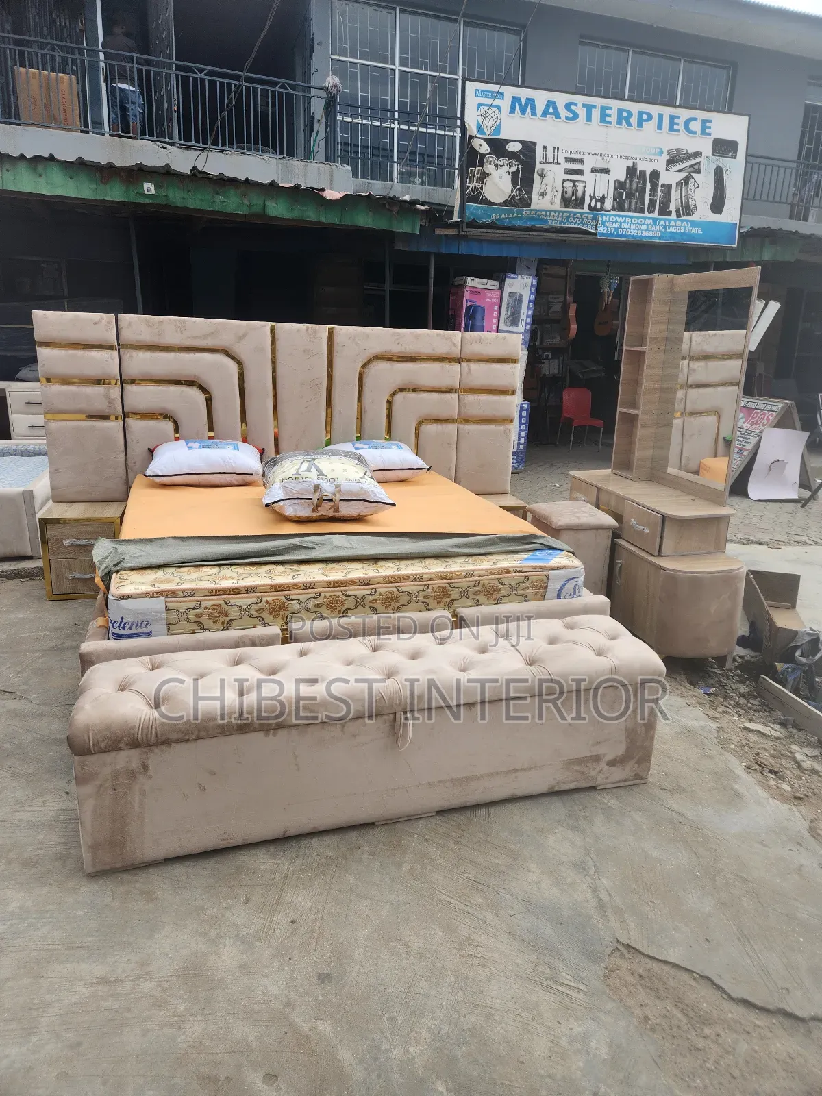Quality 6by6 Bed Stand With Complete Accessories.