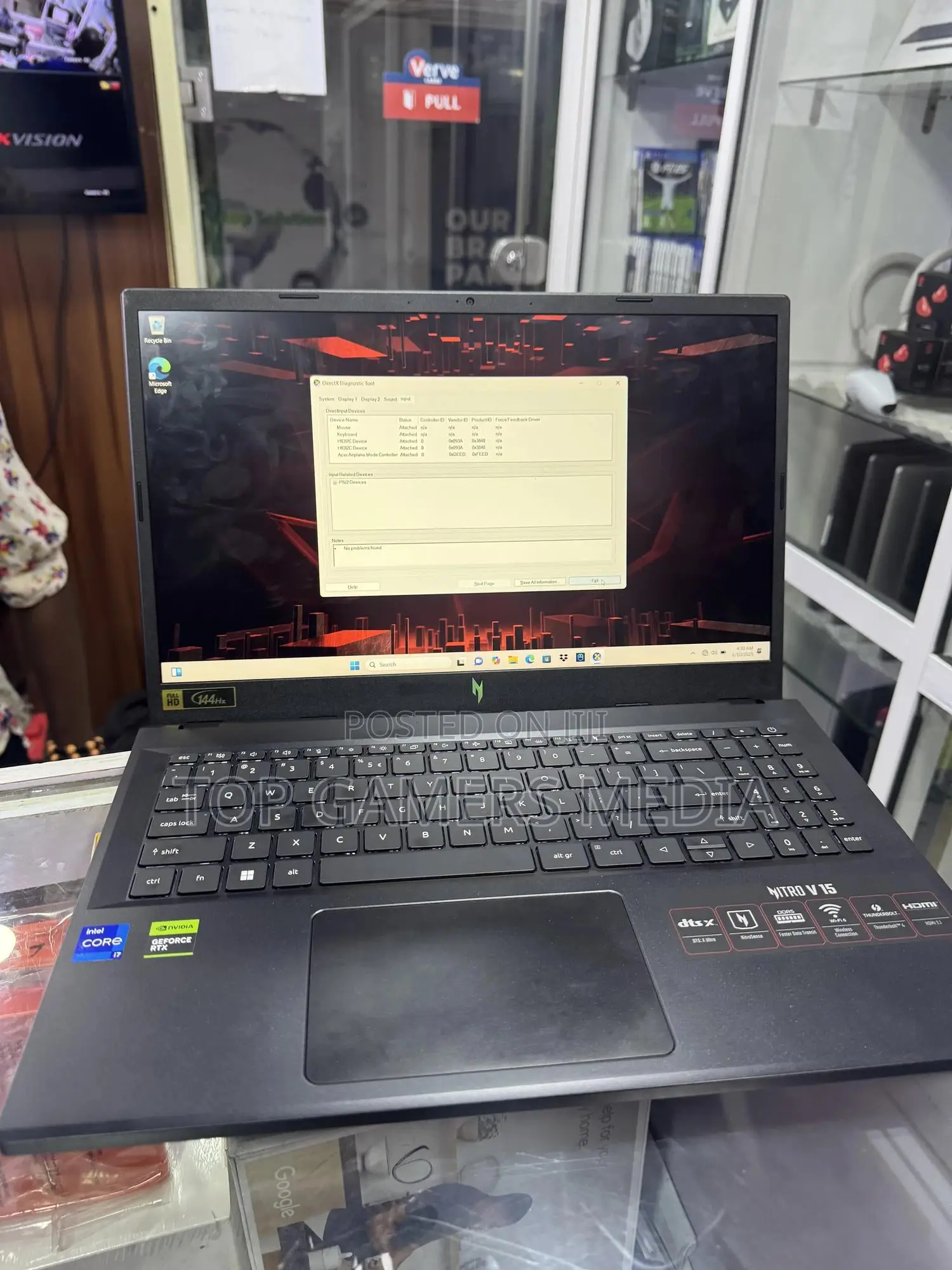 Laptop Acer Nitro 5 16GB Intel Core i7 SSD 512GB